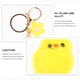 thumbnail image 2 of Llavero de pollito de peluche, adorno colgante para bolso y llave de coche (Pollito amarillo + flor amarilla), 2 of 5