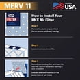 thumbnail image 5 of BNX TruFilter 20x23x1 Air Filter MERV 11 (6-Pack) - MADE in USA, 5 of 5