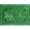 thumbnail image 1 of Ahgly Company Indoor Rectangle Oriental Green Industrial Area Rugs, 2' x 4', 1 of 4