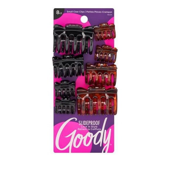 Goody Classics Assorted Claw Clips - Bow Tie Top - 8 Ct