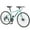 green, variant on 700C Road Bike with Disc Brakes, 7 Speed Hybrid Bike, Bicycle for Adult Women Men, City Bike Suit for Rider 5'3"-5'8", Green