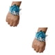 thumbnail image 3 of Ramillete de muñeca Naiovety con rosa ligera N14azul pavo real 2Conjunto, 3 of 6