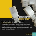 thumbnail image 6 of 10 PACK - Replacement Towel Bar End - Adjustable Replacement Towel Bar End Caps for End Durable Plastic Wall Mount, Universal Towel Bar End for for Bathroom, Outdoor Showers, and More, 6 of 7