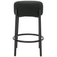 thumbnail image 4 of SAFAVIEH Couture Paisleigh Round Backless Counter Stool, Black, 4 of 10