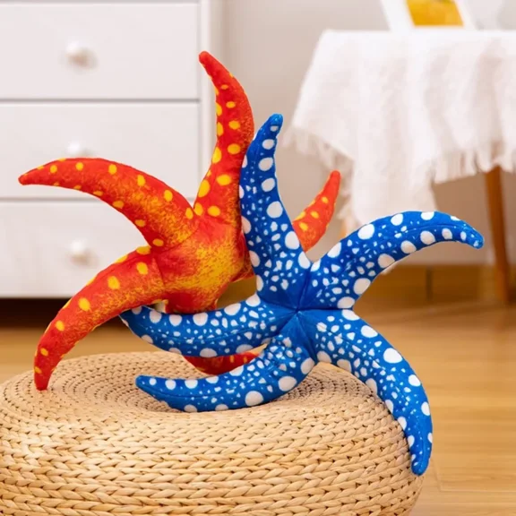 Starfish Stuffed Animal-Blue Marine Animal Plush Pillow for Children,Plush Toy Perfect Holiday Gift