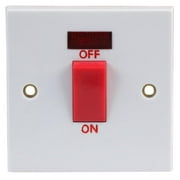 PRO ELEC - 45A Control Switch with Neon Indicator