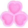 thumbnail image 1 of Molde de silicona en forma de corazón rosa Rojo Verde 3 cavidades utensilios para Decoración de pasteles, 1 of 5