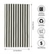 thumbnail image 2 of Fotbe Black And White Thick Stripes Toalla Premium con Patrón, Toalla de Microfibra de Secado Rápido, Ligera y Altamente Absorbente (27.5x16in), Ideal para Uso Diario, 2 of 6