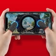 thumbnail image 2 of Funda de dedo para control de juego transpirable manga de dedo para Pubg a prueba de sudor, rojo, 11 Feliz Sencillez, 2 of 5