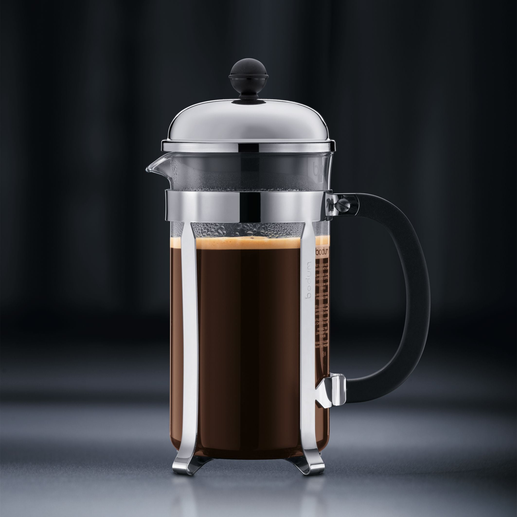 Bodum Chambord French Press Coffee Maker, 17 Ounce, .5 Liter, Chrome
