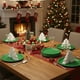 thumbnail image 1 of Juego de 10 Platos de Papel Navideños Desechables Rojos y Verdes de 23 y 18 Cm para Fiestas Navideñas | Vajilla Navideña para Reuniones Familiares, Eventos de Oficina y Fiestas Escolares, 1 of 6