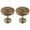 Renaissance Gold, variant on Urbanest Hera Medallion Drapery Holdback, Mahogany