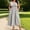 Gray, variant on Plus Size Dresses for Curvy Women Casual Fall Plus Size Neck Smocked Midi Dress Short Sleeve Flowy Casual Maxi Dress with Pockets Brown 4X