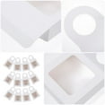 thumbnail image 2 of Hemobllo Portable White Paper Wine Bottle Box with Window for Safe Travel 25Pcs, 2 of 8