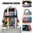thumbnail image 3 of FORMRS Mini Backpack Purse for Women Travel Daypack Casual Shoulder Bag, Stripes Pattern, 3 of 7