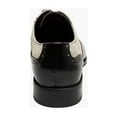 thumbnail image 2 of Stacy Adams Harrington Plain Toe Lace Up Leather Shoes Black Multi 25643-009, 2 of 7