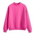 thumbnail image 2 of Toddler Girls Sweatshirt New Girls Sweatshirt Fall Fashion Cute Crewneck Long Sleeve Pullover Tops School Sport Clothes for Children Pinks 9 Years, 2 of 7