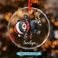 thumbnail image 2 of Personalized Black Bear Glass Christmas Ornament 2025, Cute Bears Xmas Ornaments Gift, Custom Name Black Bear Glass Ornament Gift for Men Women Son Daughter, Animal Lover Ornaments Christmas, 2 of 6