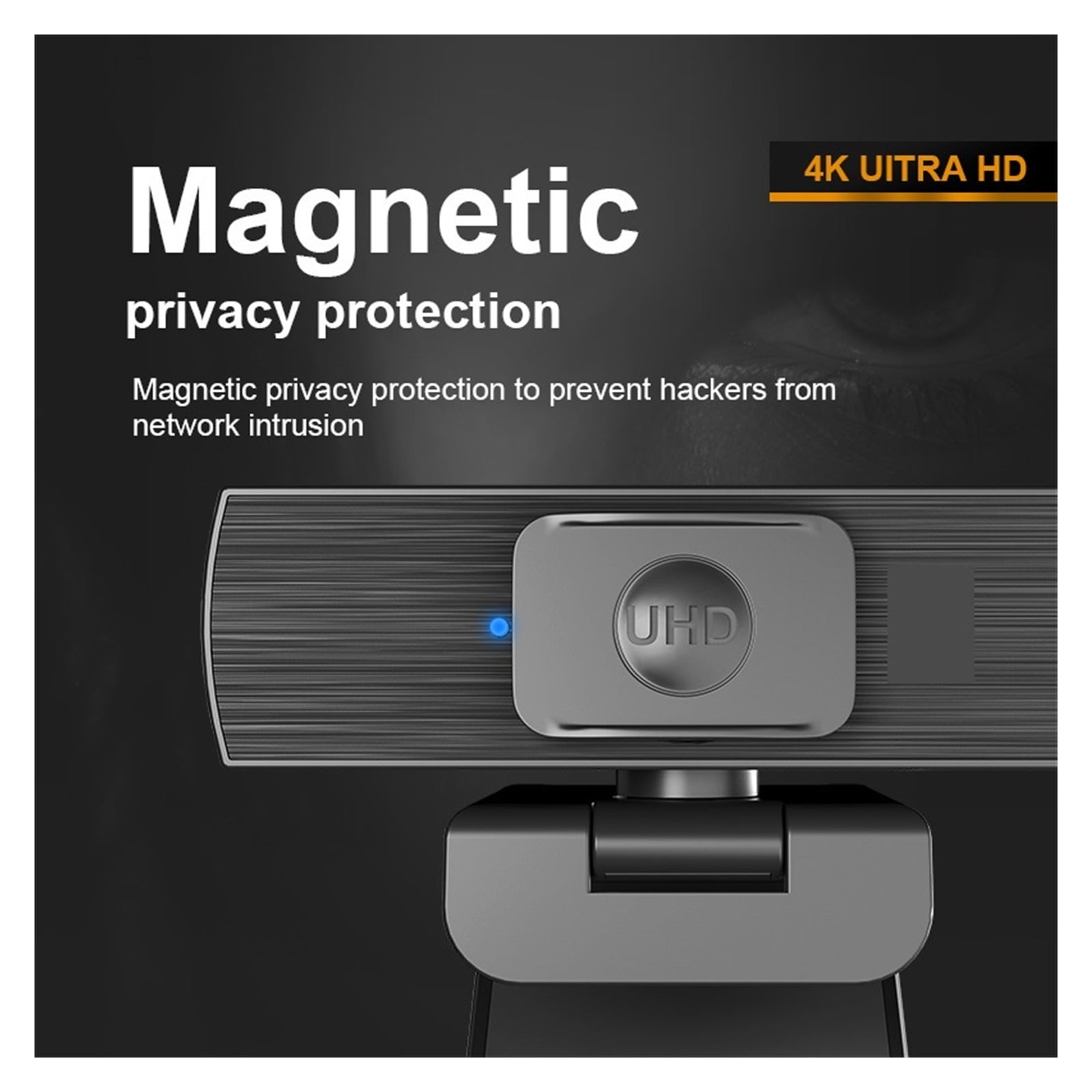 Webcam 4k USB Webcam Web Camera With Microphone Web Cam For PC Computer Laptop Stream Video Mini Camera With Webcam Cover ,HD Video