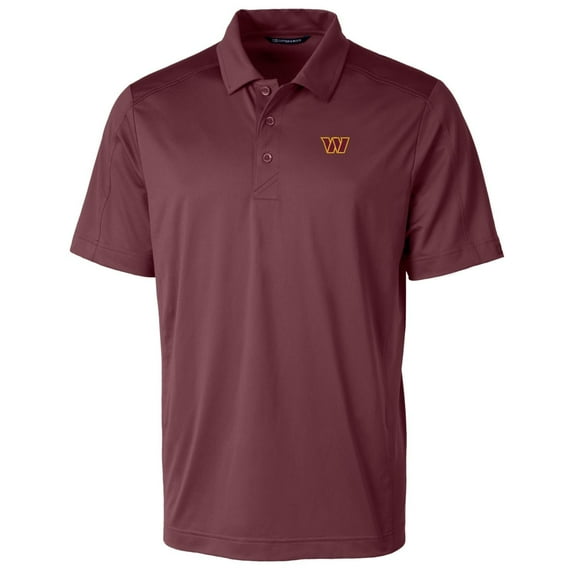 Men's Cutter & Buck Burgundy Washington Commanders Big & Tall Prospect Textured Stretch Polo
