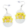thumbnail image 1 of Pendientes acrílicos de Pascua Yinane colgantes de animales Pollo, 1 of 8