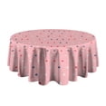 thumbnail image 5 of Fashionable Round Tablecloth 60x60in(153x153cm) – Waterproof Polyester Table Cover with Full Print Design, Wrinkle Resistant & Washable for Kitchen Dining Party Decor, 5 of 6