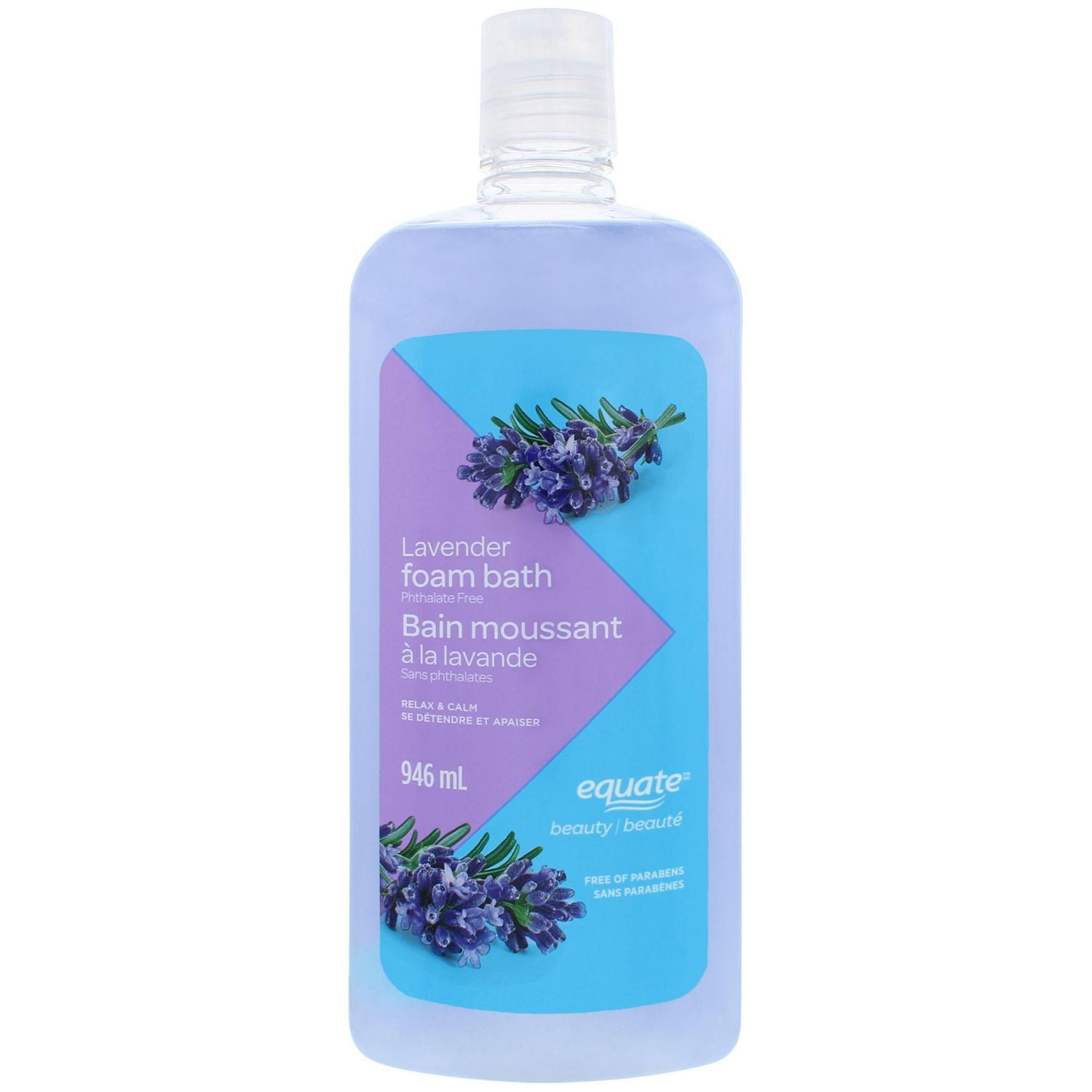 Equate Lavender Foam Bath, 946 mL