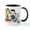 White/Black Inside, variant on CafePress - Peanuts Gang Music Mugs - 11 oz Ceramic Mug - Novelty Coffee Tea Cup