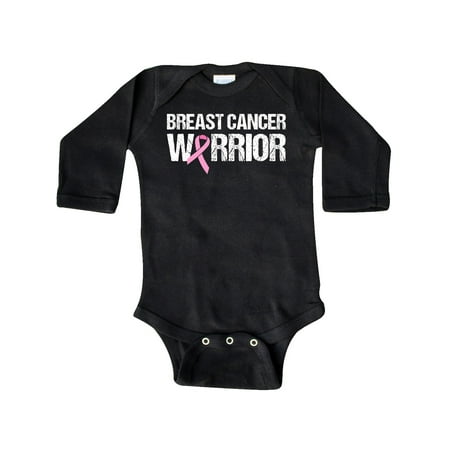 

Inktastic Breast Cancer Warrior Gift Baby Boy or Baby Girl Long Sleeve Bodysuit