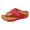 Red, variant on Rokment Womens Platform Wedges Flip Flops Beach Slides Orthopedic Sandals Summer Comfortable Leather Thongs Walking Dress Slip on Black Size 6