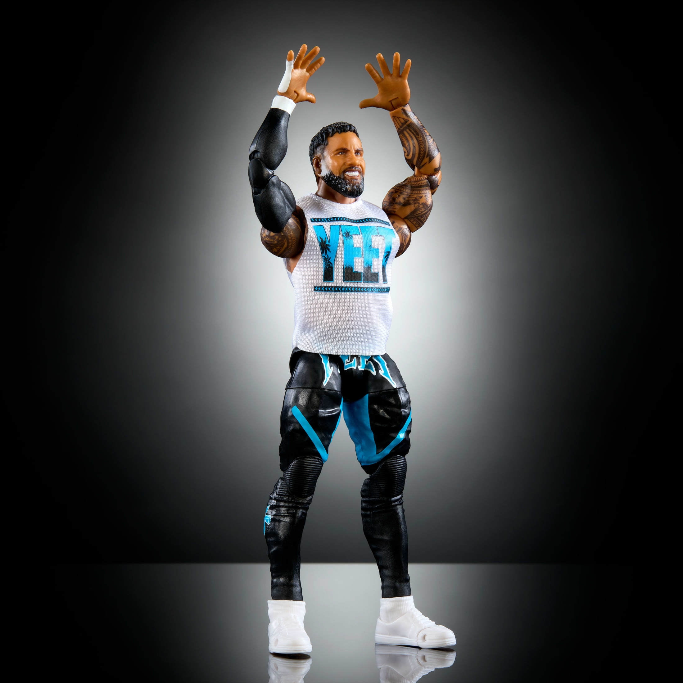 WWE Elite Jey Uso Action Figure, Series #114 6-inch Collectible 6-inch Collectible with Articulation & Accessories
