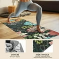 thumbnail image 4 of Pioneer Flower Floral Print Pattern Hot Yoga Mat Towel Non Slip for Hot Yoga - Quick-Drying Yoga Mat Cover with 4 Corner Pockets with Travel Bag - Hot Yoga Towel Non Slip 74"x26", 4 of 6