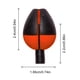 thumbnail image 4 of 10 Uds. Bobbers Pesca Ajustables Boya para Pescar Accesorios (L) Naranja, 4 of 6