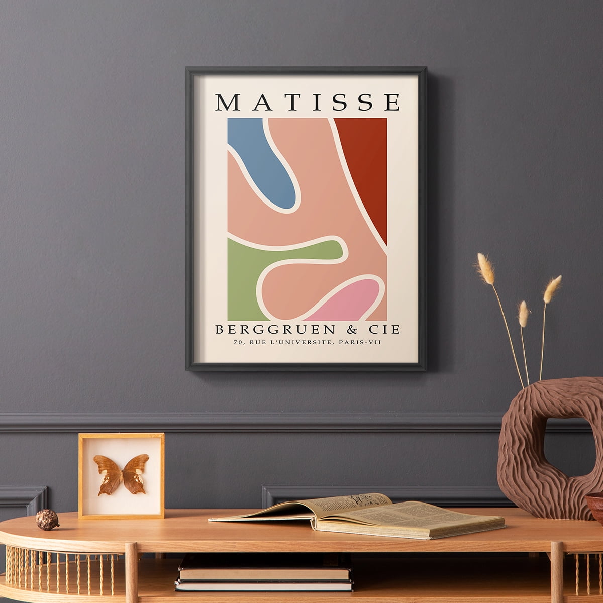 Matisse CCCXXXI in Black Solid Wood 16 x 20 Framed Print