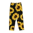 thumbnail image 4 of Bingfone Pajamas For Women,Sunflower 6 Pajama Pants With Pockets-Large, 4 of 9