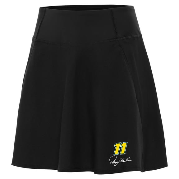 Women's Antigua  Black Denny Hamlin Chip Skort