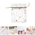 thumbnail image 3 of CIMAXIC Party 100PCS Organza Drawstring Bags Breathable Mesh Pouches with Star and Moon Pattern for Jewelry Presents and Party Favors,3.54"X2.76"X0.2", 3 of 4