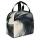thumbnail image 2 of Easygdp Red Black Ink Style Bald Eagle Bolsa Térmica Premium - Tela Oxford Impermeable, Gran Capacidad, Bolsillo Frontal, Unisex para Trabajo, Escuela, Actividades al Aire Libre y Picnics, 2 of 8