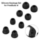 thumbnail image 4 of 1 juego de fundas de auriculares de silicona suave para Huawei FreeBuds 4i (negro), 4 of 5