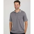 thumbnail image 6 of Real Essentials 3 Pack: Men's Regular-Fit Ribbed Polo Shirt With Pocket (Available in Big & Tall), 6 of 6
