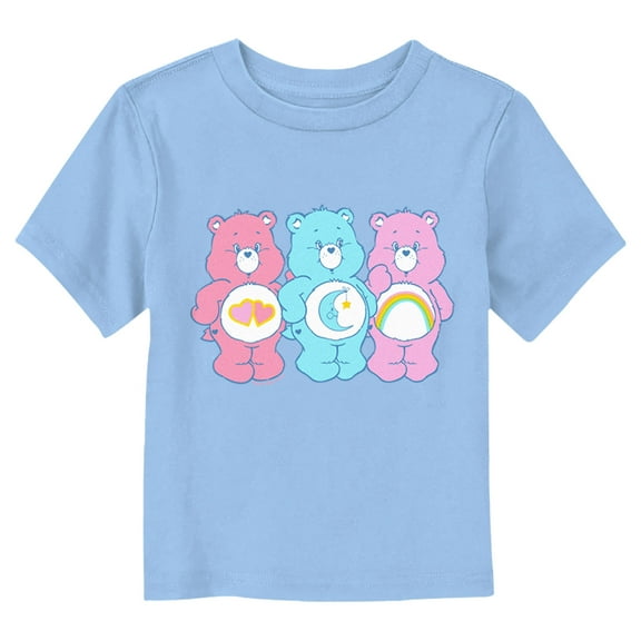 Toddler's Care Bears Trio Rainbow Graphic Tee Light Blue 5T