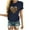 Navy, variant on WREESH Womens Graphic Tee Valentine's Day Heart Leopard Print Shirts for 2025 Spring Summer Fashion Casual Tops Olive Green
