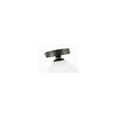 thumbnail image 2 of Gene 1 light Black and Frosted white glass Flush mount, 2 of 4