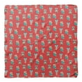 thumbnail image 4 of Bimba Orange Owl Tribal Pure Silk Printed Head Bandanas Summer Neck Wrap Scarf 40 x 40 Inches, 4 of 6