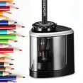 thumbnail image 1 of Electronic Pencil Sharpener, Sharpener with Reservoir Manual and Electric Sharpening with Replaceable Blades, Battery Powered, Non Slip, Auto Shut Off, 1 of 3