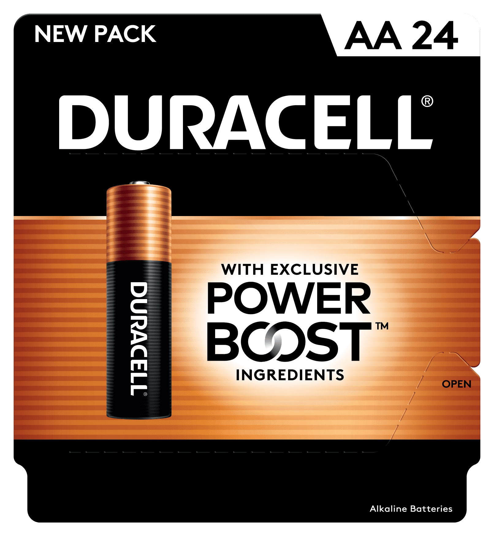 (16 pack) Duracell PowerBoost AA Batteries, 16 Pack, 384 Count