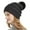 A-Dark Gray, variant on ZQUUVOU Womens Winter Knitted Beanie Hat with Faux Fur Pom Warm Knit Skull Cap Beanie For Women C-Beige
