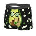thumbnail image 2 of Bingfone Avocado With Glasses Men'S Underwear - Casual Stretch Boxer Briefs-Small, 2 of 9