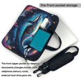 thumbnail image 2 of Lsque Vintage Colorful Patterned Dolphin Pattern Laptop Bag – Portable & Slim Single-Shoulder Computer Case with Adjustable Strap, Protective, Lightweight for 13”/14”/15.6” Laptops, 2 of 8