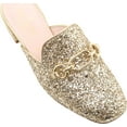 thumbnail image 4 of Women's Kate Spade Glendi Glitter Mule Loafer Gold Glitter 9.5 M, 4 of 5